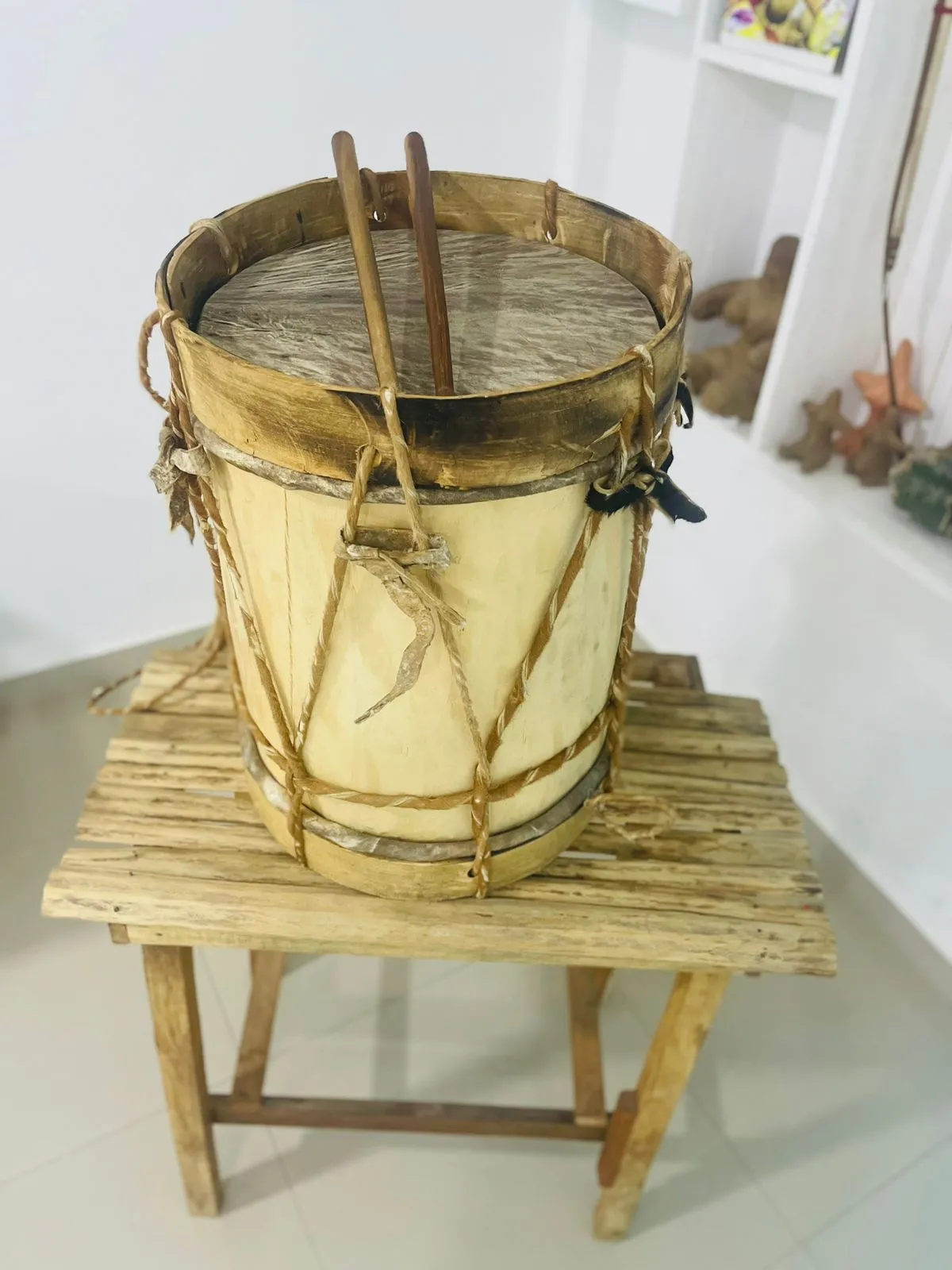 Kaasha (Tambor Tradicional de Ceremonia)